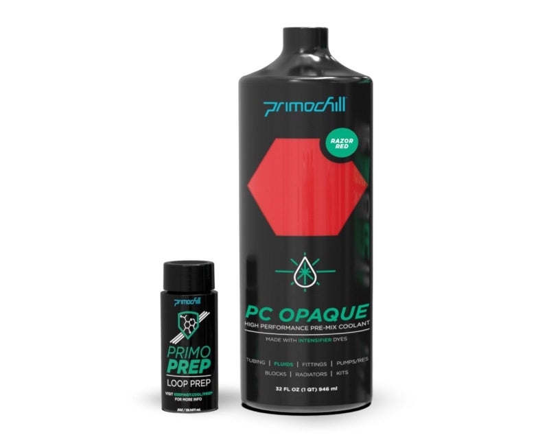 PrimoChill بريمو تشيل أوبيك - سائل تبريد مائي للحاسوب، صلب/غير شفاف، حماية كاملة، للمستخدم المتقدم، بريمو بريب مشمول، صنع بفخر في الولايات المتحدة الأمريكية (32oz/.9L) - Image 1